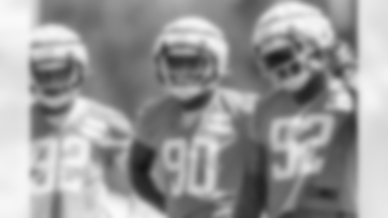 The Los Angeles Chargers practice on Thursday, August 31, 2023 at Hoag Performance Center in Costa Mesa, CA.