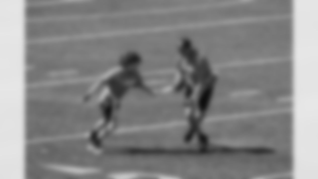 The Los Angeles Chargers partner with the San Diego Unified School District to host a flag football camp for middle schoolers on Saturday, April 8, 2023 at Madison High School in San Diego, CA.
