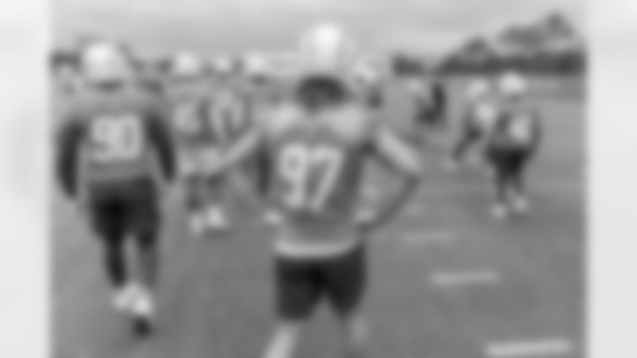 Chargers players during the fifth OTA of the 2023 off-season program
