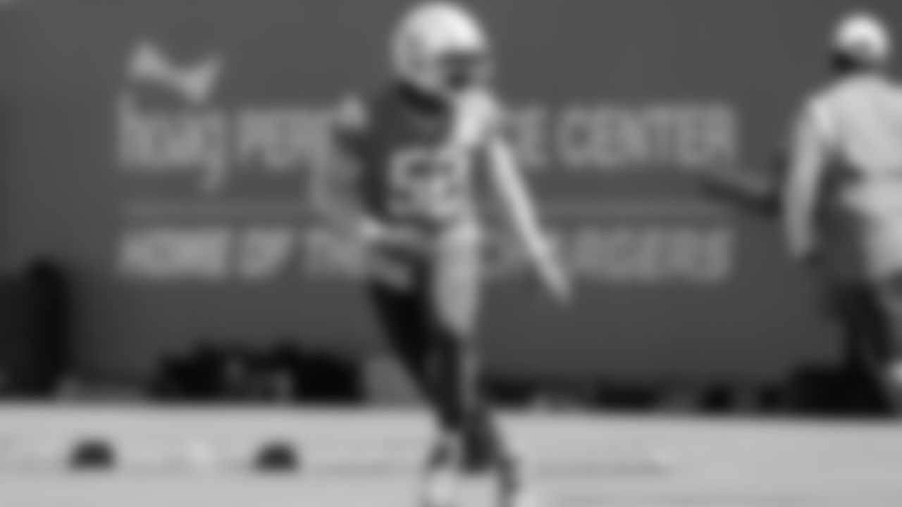 The Los Angeles Chargers workout on Friday, September 23, 2022 at Hoag Performance Center in Costa Mesa, CA.
