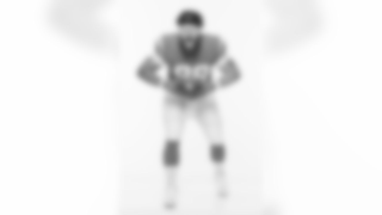 Los Angeles Chargers players pose for photos at the team's annual Media Day on Monday, June 12, 2023 at Hoag Performance Center in Costa Mesa, CA.