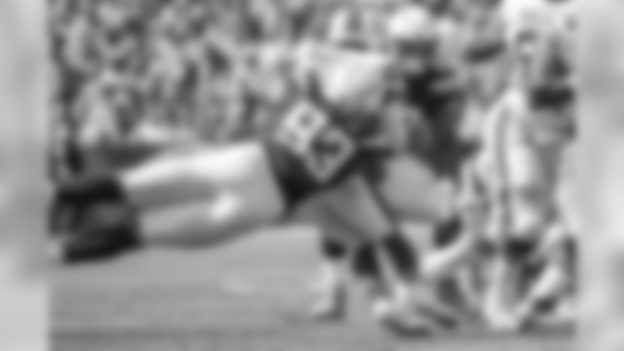 Darius Philon tackles during Sunday's game against the Buffalo Bills at New Era Field.