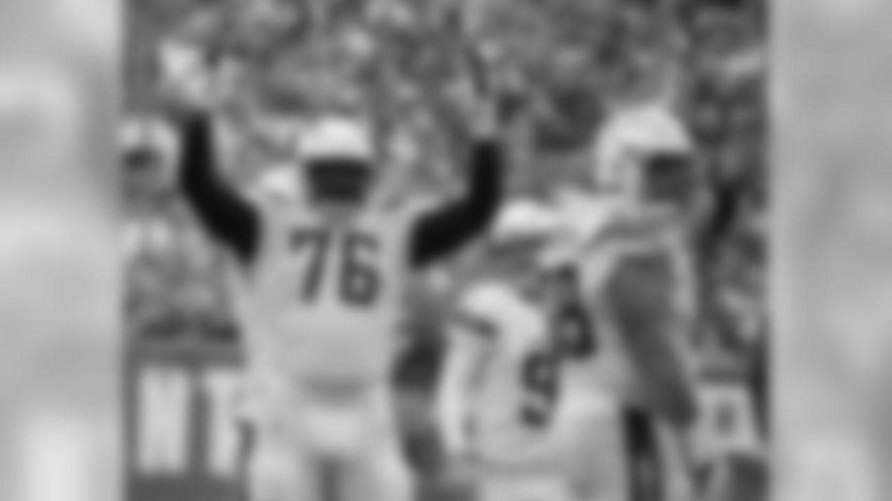 Los Angeles Chargers vs. the New York Giants at MetLife Stadium on Sunday, Oct. 8, 2017. The Chargers won 27-22.