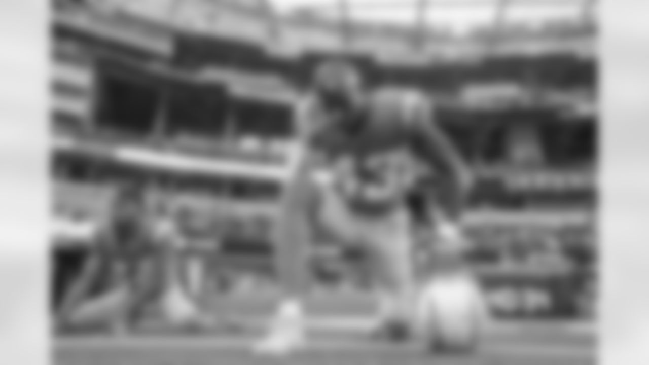 The Los Angeles Chargers prepare to play against the Denver Broncos at SoFi Stadium on October 17, 2022 in Los Angeles, California.
