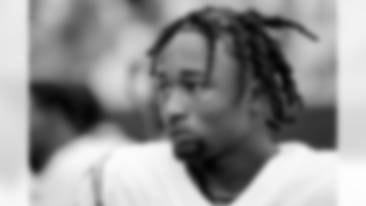 The Los Angeles Chargers prepare to play against the Houston Texans at NRG Stadium on October 2, 2022 in Houston, Texas.