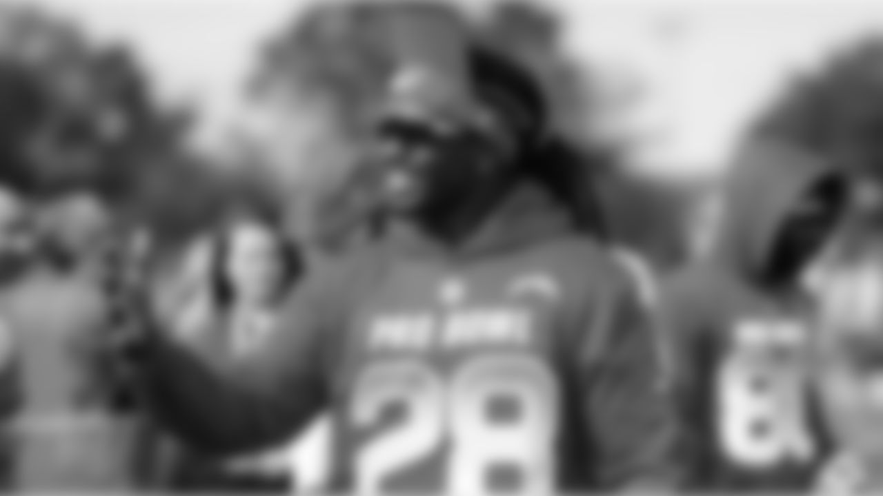 Melvin Gordon at Pro Bowl practice on Wed. Jan. 23, 2019 in Orlando, FL.