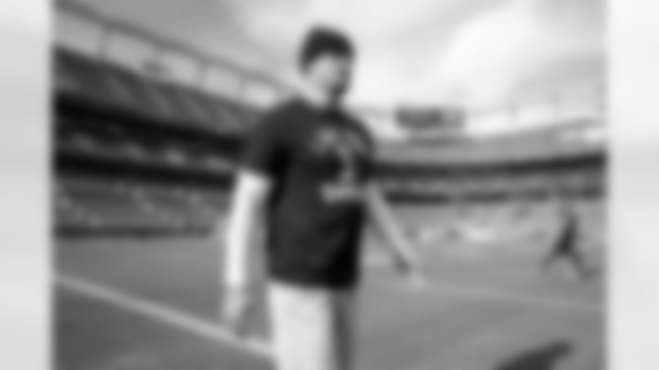 The Los Angeles Chargers prepare to play against the Denver Broncos at Empower Field at Mile High on January 8, 2023 in Denver, Colorado.