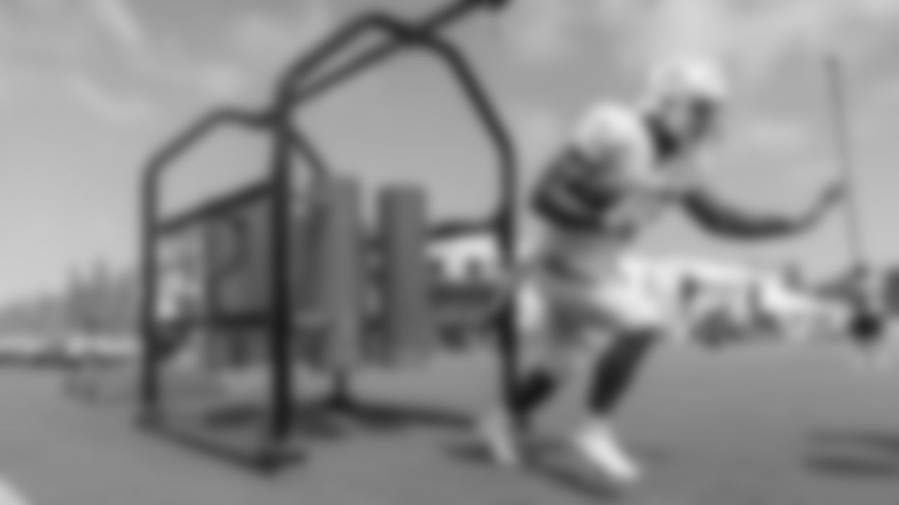 The Los Angeles Chargers prepare to play against the Cleveland Browns at FirstEnergy Stadium on October 9, 2022 in Los Angeles, California.