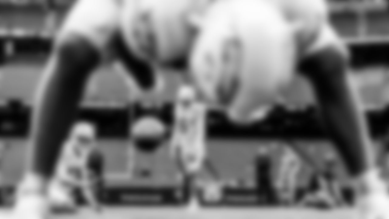 Take a look at the best black and white photos from when the Los Angeles Chargers defeated the Houston Texans by a score of 34-24 at NRG Stadium on October 2nd, 2022 in Houston, Texas.