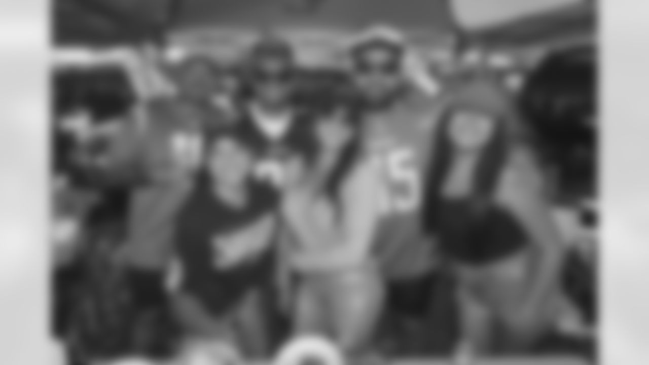 Bolt Fam show up to SoFi Stadium to root against the Seattle Seahawks on October 23, 2022 in Inglewood, California.