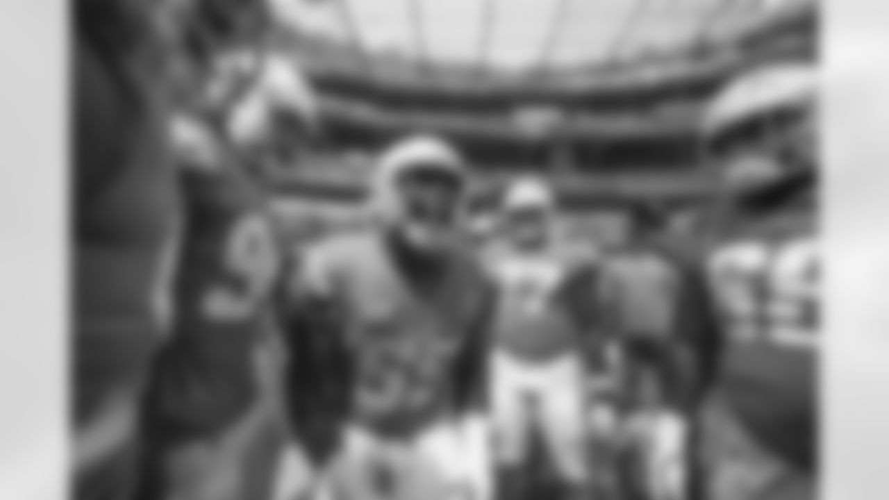 The Los Angeles Chargers prepare to play against the Jacksonville Jaguars at SoFi Stadium on September 25, 2022 in Inglewood, California.