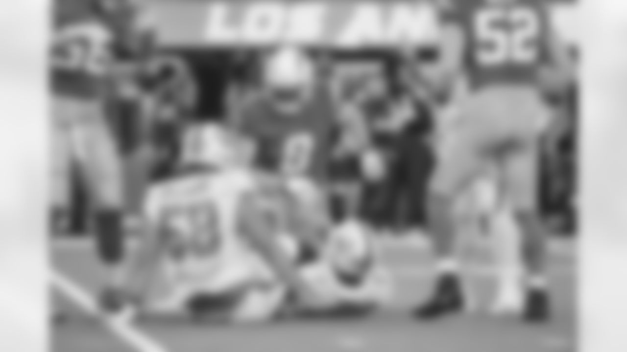 The Los Angeles Chargers defeated the Miami Dolphins by a score of 23-17 at SoFi Stadium on December 11, 2022 in Inglewood, California.