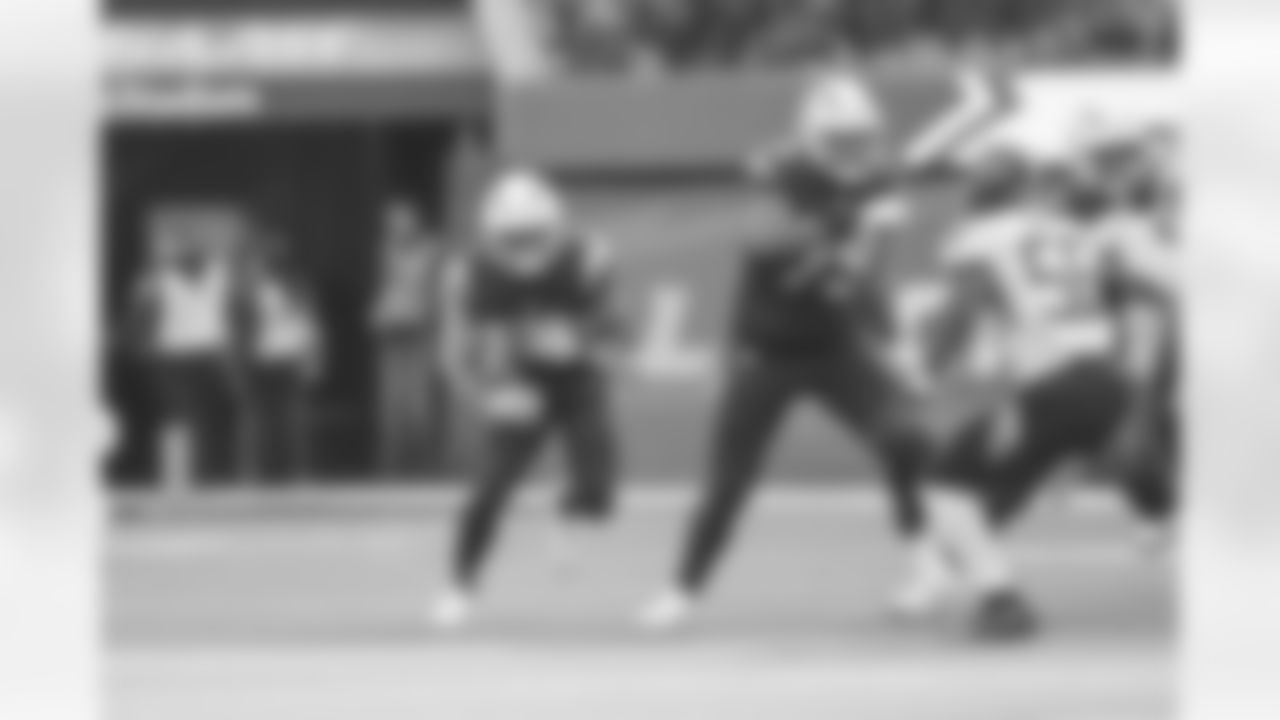 The Los Angeles Chargers defeated the Tennessee Titans by a score of 17-14 at SoFi Stadium on December 18, 2022 in Inglewood, California.