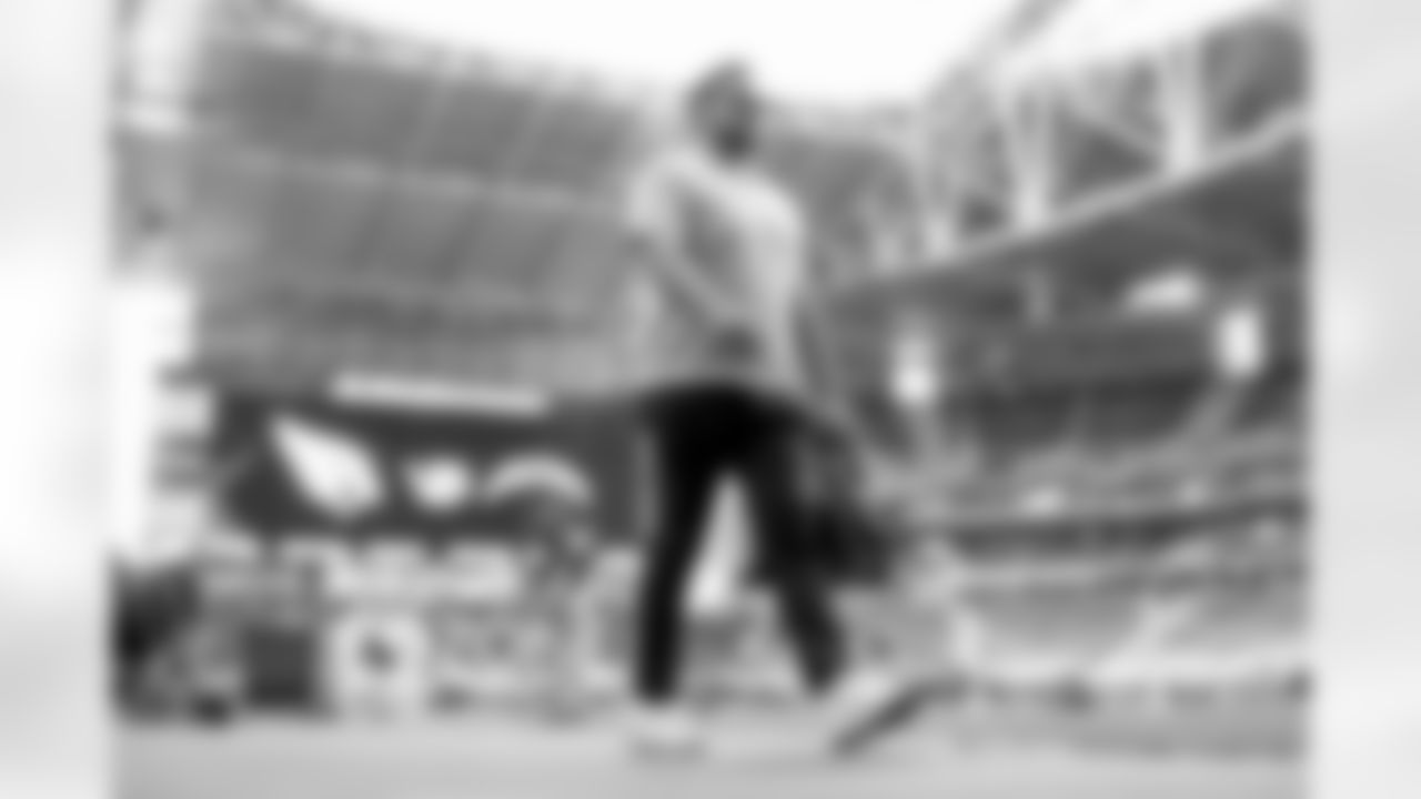 The Los Angeles Chargers arrive at State Farm Stadium to play the Arizona Cardinals in Glendale, Arizona