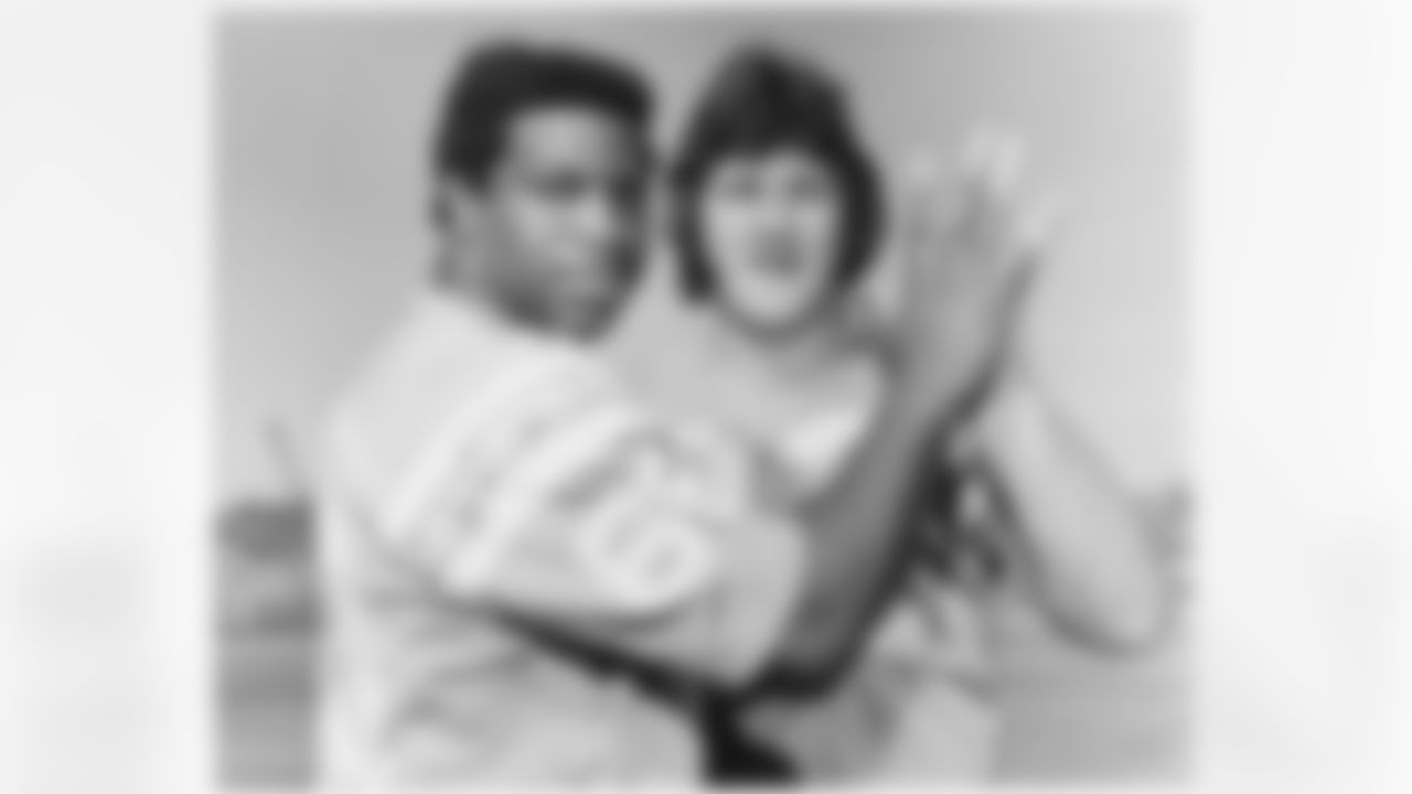 DT Gary Johnson (left) - 1975 - Pick 8 - Grambling State