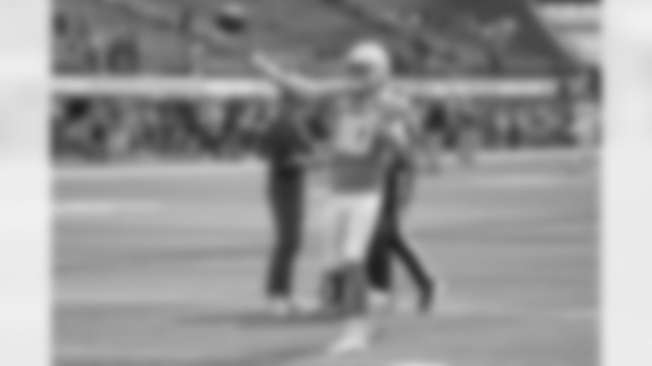 The Los Angeles Chargers prepare to play against the Jacksonville Jaguars at SoFi Stadium on September 25, 2022 in Inglewood, California.