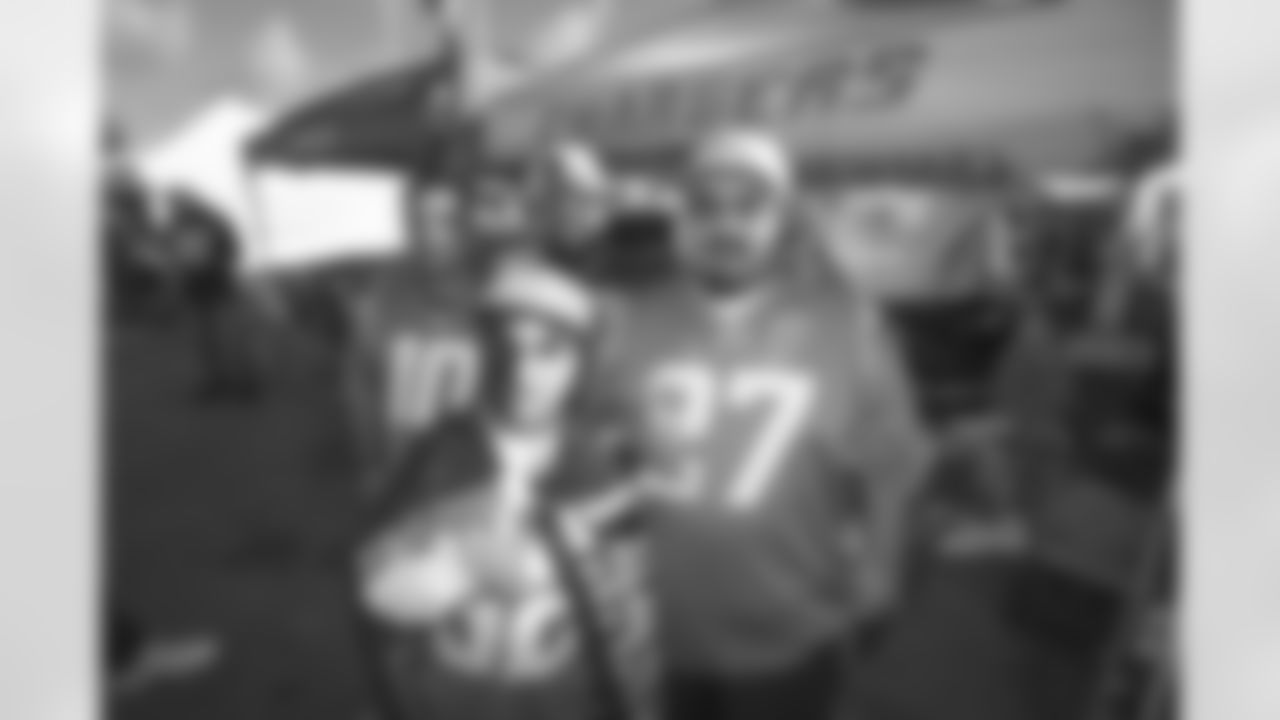 Bolt Fam show up to SoFi Stadium to root against the Seattle Seahawks on October 23, 2022 in Inglewood, California.