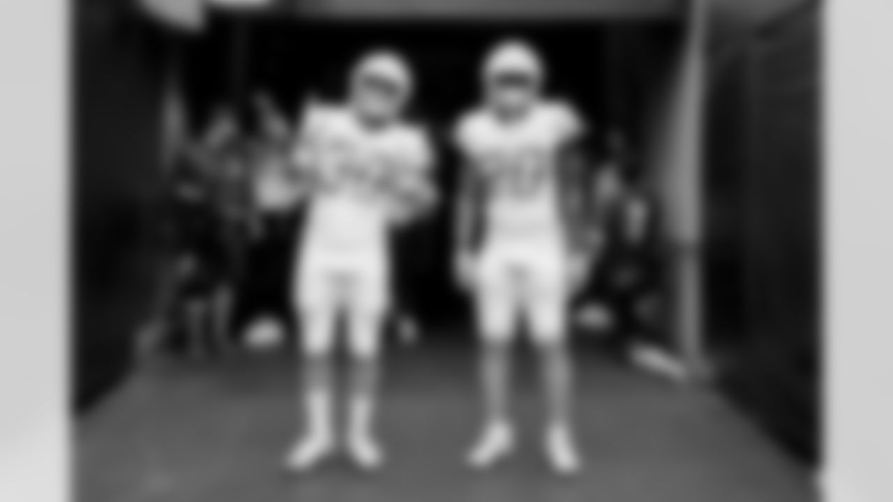 The Los Angeles Chargers prepare to play against the Houston Texans at NRG Stadium on October 2, 2022 in Houston, Texas.