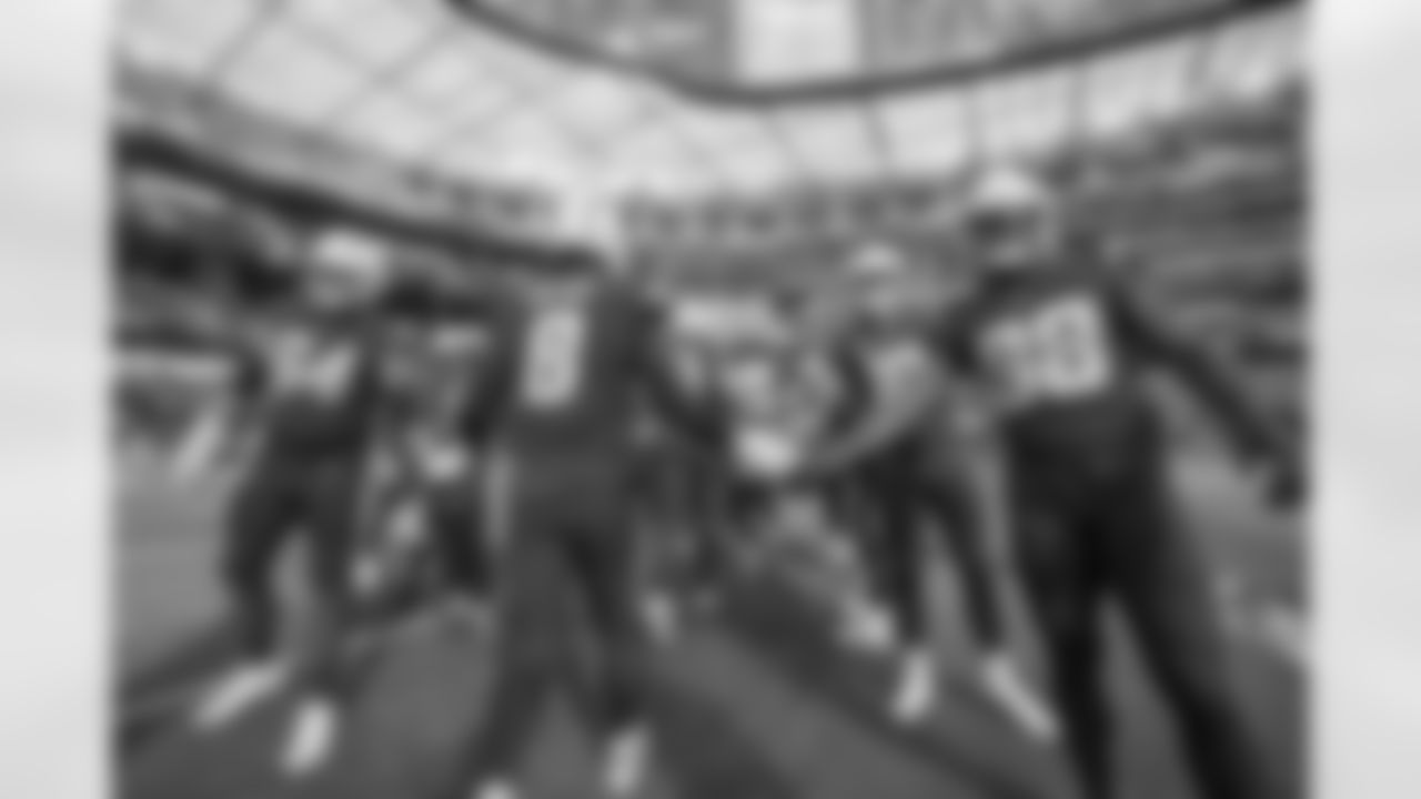 The Los Angeles Chargers prepare to play against the Tennessee Titans at SoFi Stadium on December 18, 2022 in Inglewood, California.
