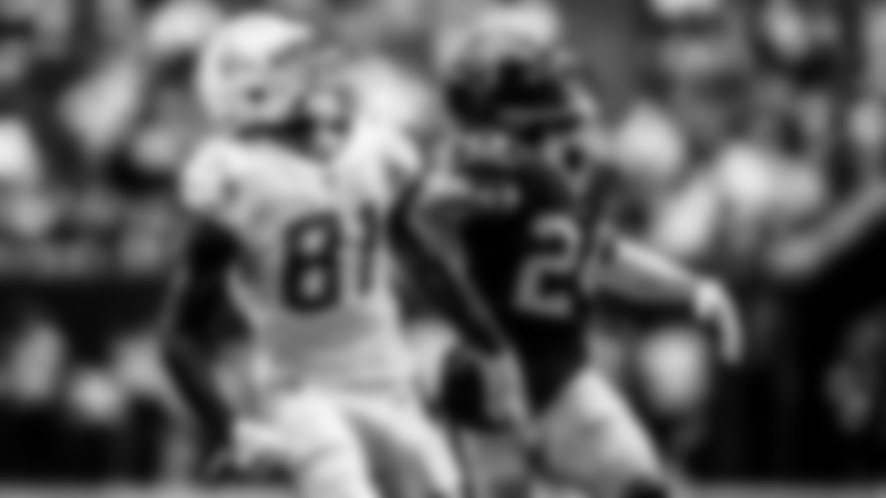 Take a look at the best black and white photos from when the Los Angeles Chargers defeated the Houston Texans by a score of 34-24 at NRG Stadium on October 2nd, 2022 in Houston, Texas.