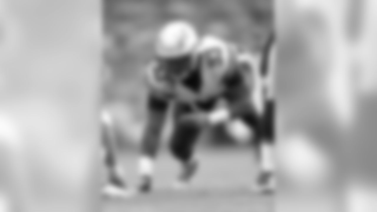 San Diego Chargers defensive end Darius Philon (93) sets in the three-point stance during a NFL football game against the Denver Broncos, Sunday, October 30, 2016 in Denver. The Broncos won the game 27-19. (Paul Jasienski via AP)
