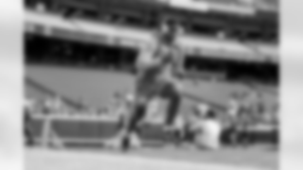 The Los Angeles Chargers prepare to play against the Kansas City Chiefs at Geha Field at Arrowhead Stadium on September 15, 2022 in Kansas City, Missouri.