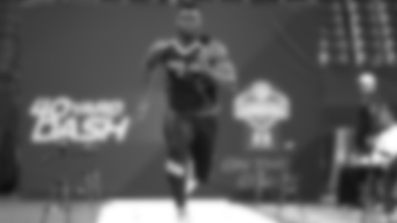Khalil Mack at the 2014 NFL Scouting Combine in Indianapolis
