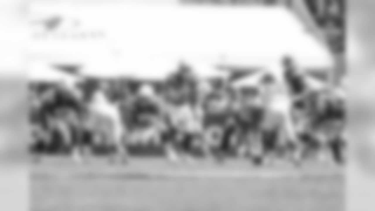 Chargers offense during the Bolts' matchup against the LA Rams at the LA Memorial Coliseum.