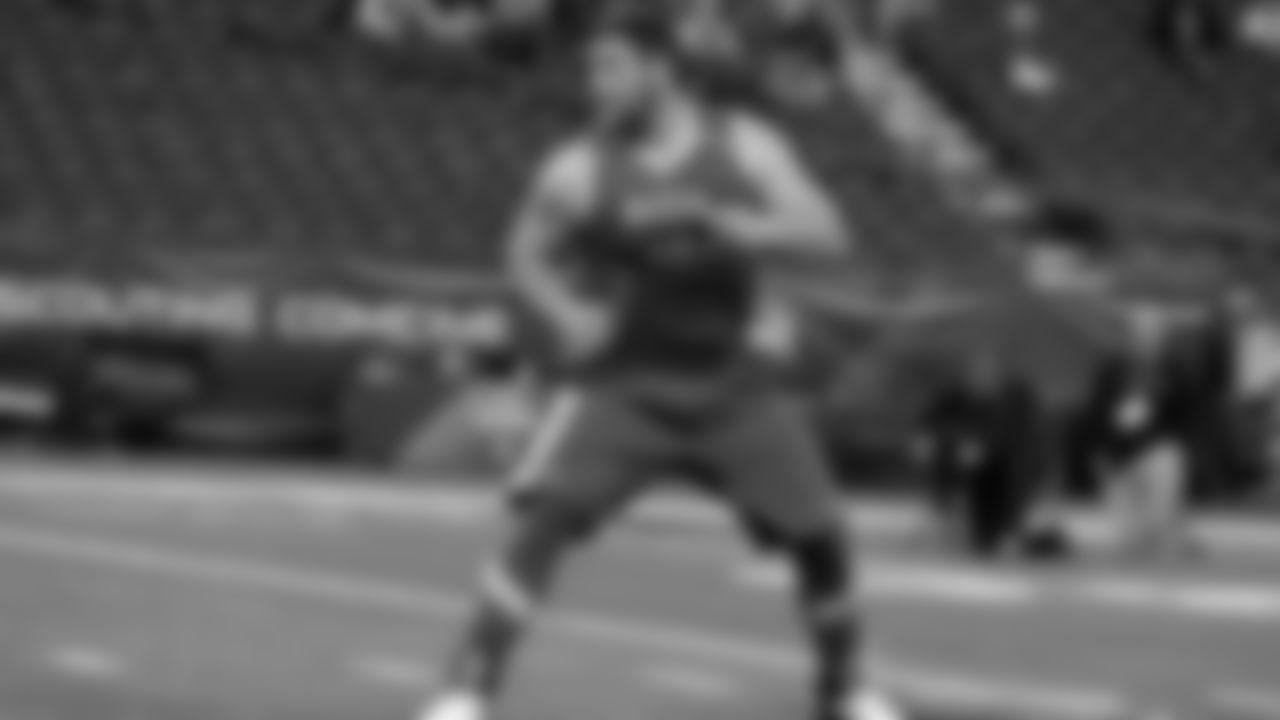 Matt Feiler at the 2014 NFL Scouting Combine in Indianapolis
