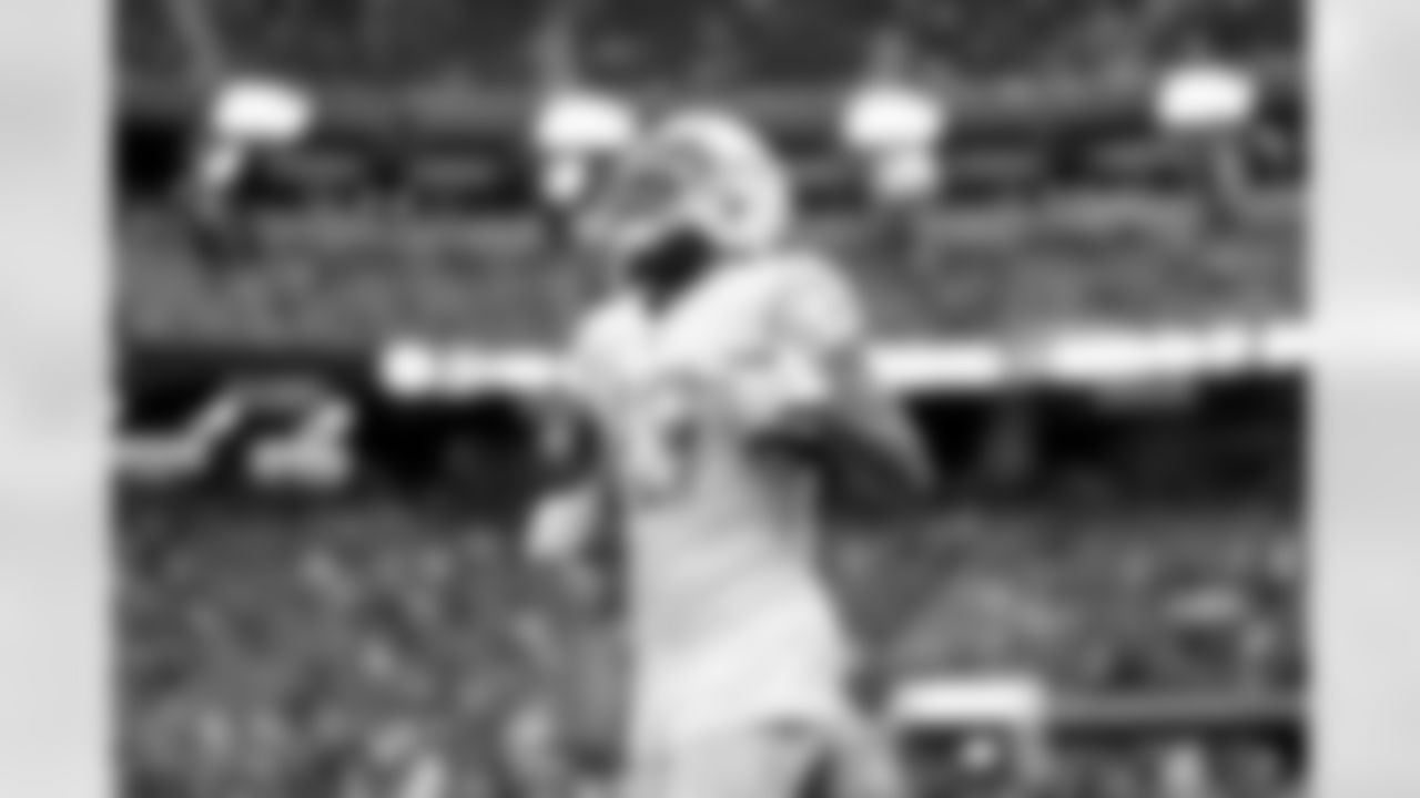 The Los Angeles Chargers prepare to play against the Las Vegas Raiders at Allegiant Stadium on December 4, 2022 in Las Vegas, Nevada.