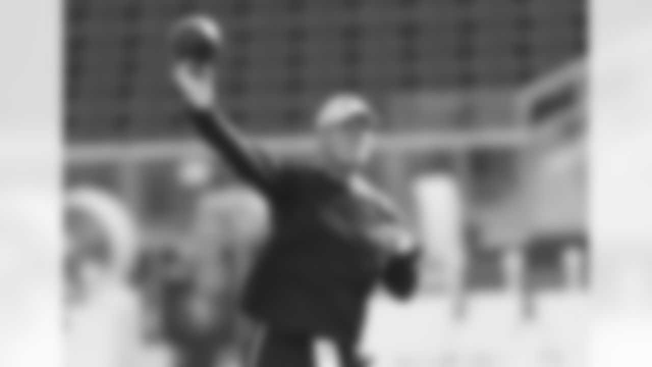 Los Angeles Chargers quarterback Philip Rivers throws during warm ups before an NFL preseason football game against the San Francisco 49ers in Santa Clara, Calif., Thursday, Aug. 30, 2018. (AP Photo/Josie Lepe)