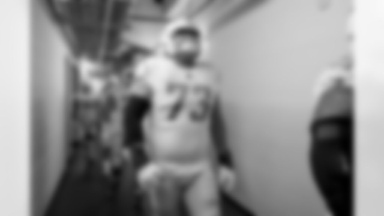 The Los Angeles Chargers prepare to play against the Las Vegas Raiders at Allegiant Stadium on December 4, 2022 in Las Vegas, Nevada.