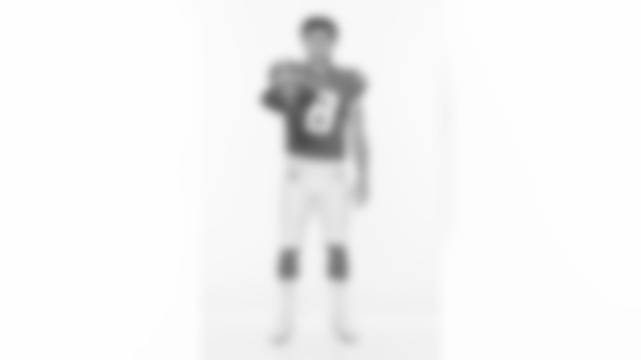 Los Angeles Chargers players pose for photos at the team's annual Media Day on Monday, June 12, 2023 at Hoag Performance Center in Costa Mesa, CA.