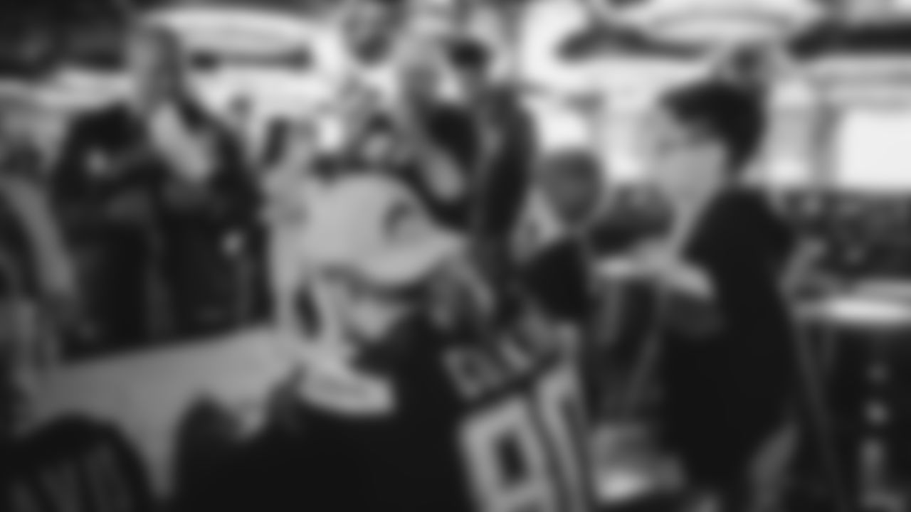 Sean Culkin signs autographs for fans during the Chargers Fan Cruise to Ensenada, Mexico.