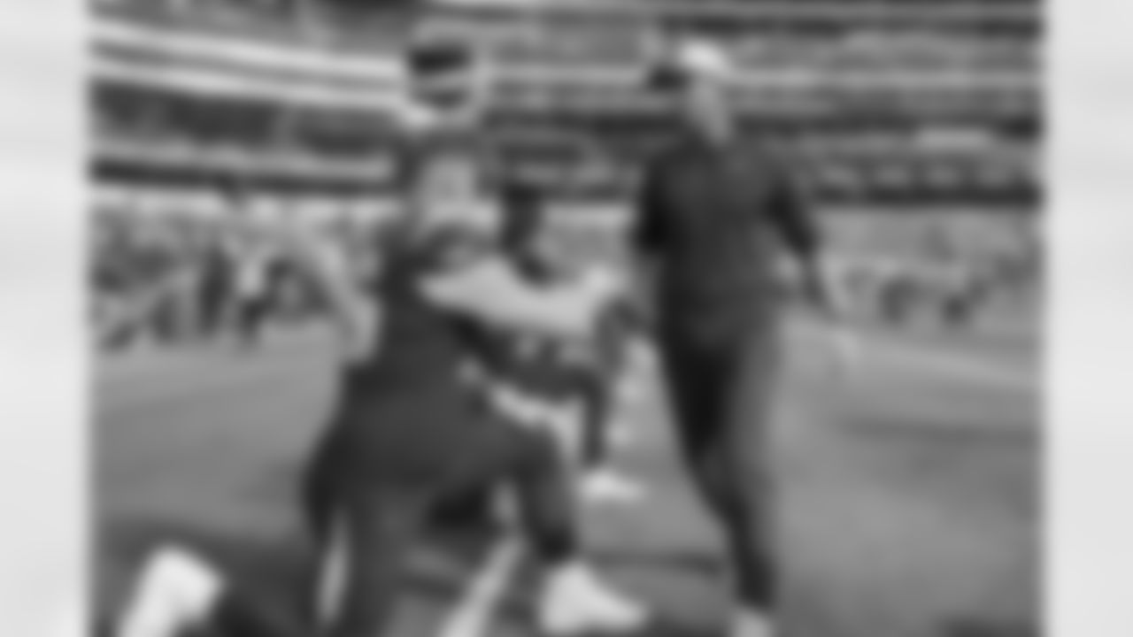 The Los Angeles Chargers prepare to play against the Tennessee Titans at SoFi Stadium on December 18, 2022 in Inglewood, California.