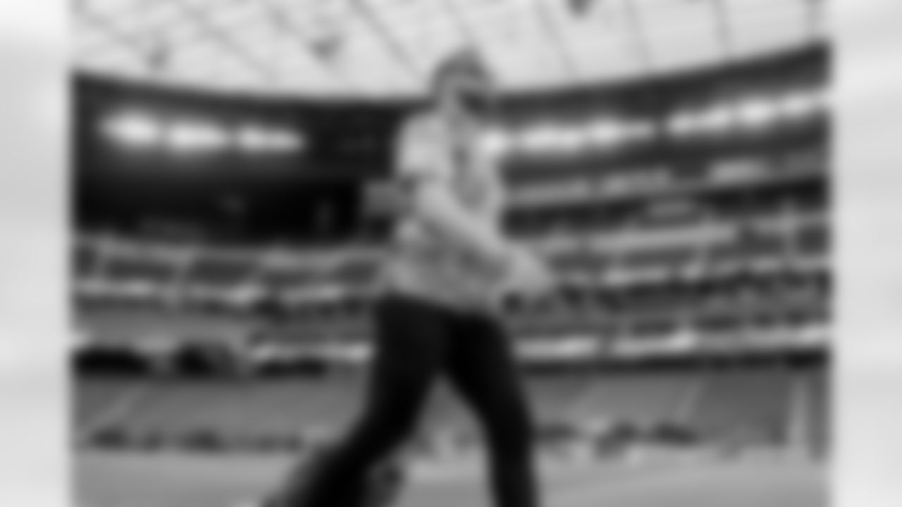 The Los Angeles Chargers arrive at Allegiant Stadium to play against the Las Vegas Raiders on December 4, 2022 in Las Vegas, Nevada.