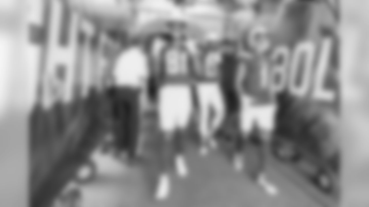Mike Williams, Keenan Allen and Justice Liggins prepare to take the field before facing the New Orleans Saints in the Bolts' third preseason game.