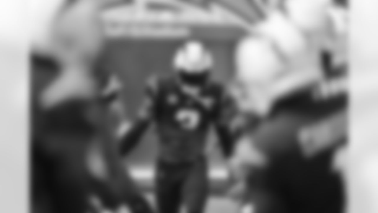 The Los Angeles Chargers prepare to play against the Seattle Seahawks at SoFi Stadium on October 23, 2022 in Inglewood, California.