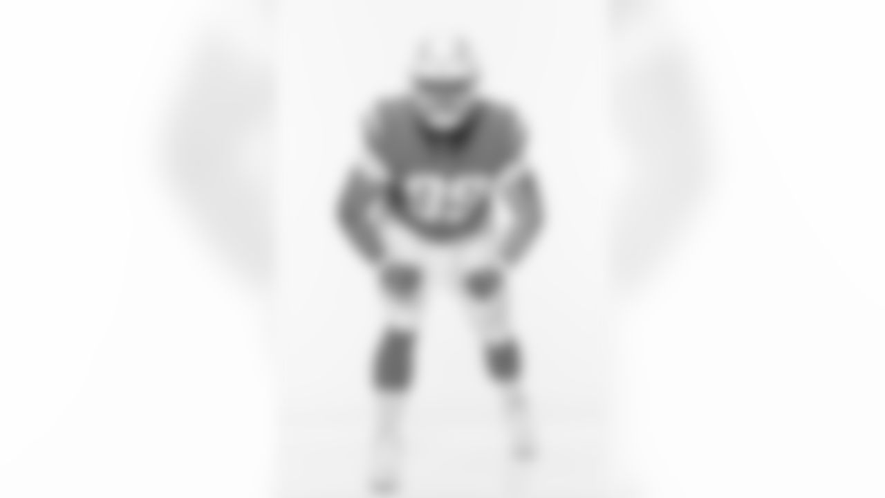 Los Angeles Chargers players pose for photos at the team's annual Media Day on Monday, June 12, 2023 at Hoag Performance Center in Costa Mesa, CA.