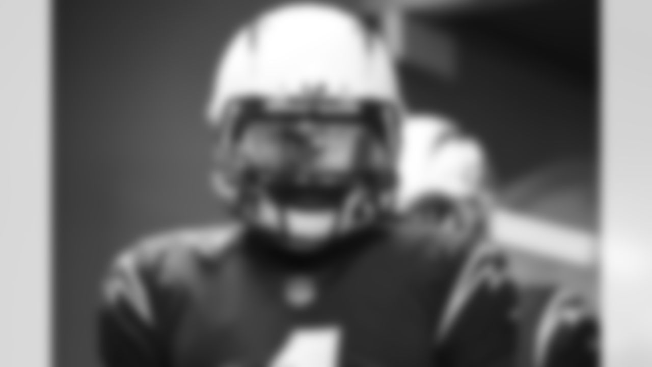 The Los Angeles Chargers prepare to play against the Seattle Seahawks at SoFi Stadium on October 23, 2022 in Inglewood, California.