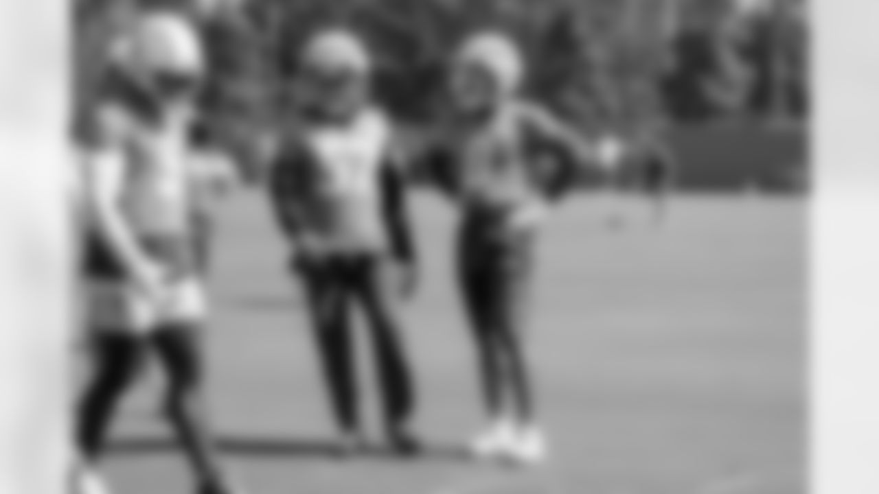 The Los Angeles Chargers practice on Saturday, October 14, 2023 at Hoag Performance Center in Costa Mesa, CA.