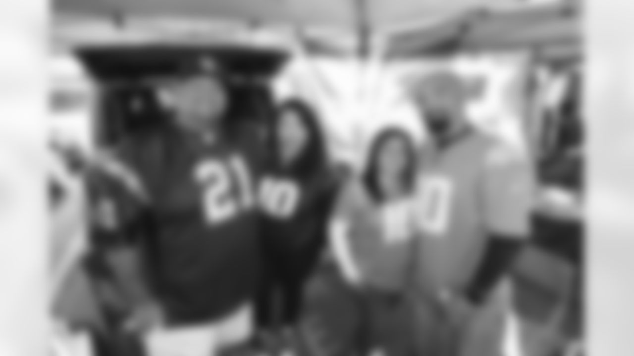 Bolt Fam show up to SoFi Stadium to root against the Seattle Seahawks on October 23, 2022 in Inglewood, California.