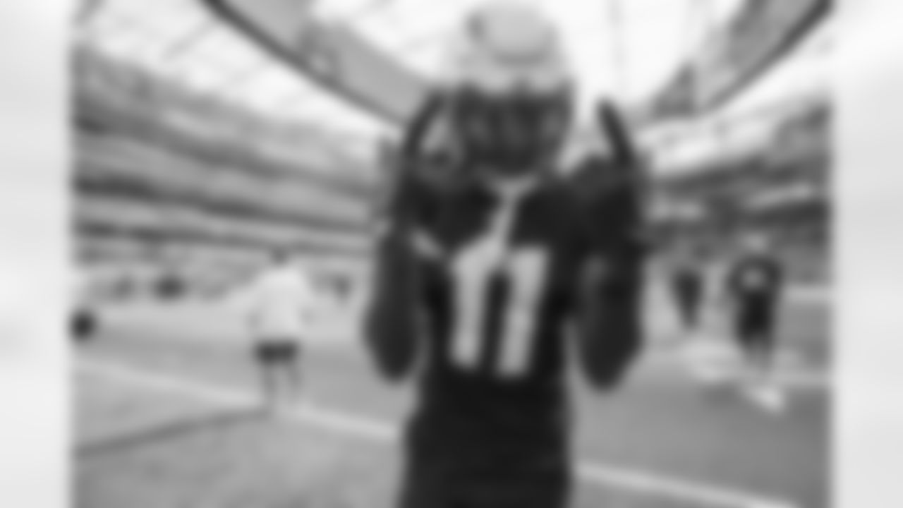 The Los Angeles Chargers prepare to play against the Seattle Seahawks at SoFi Stadium on October 23, 2022 in Inglewood, California.