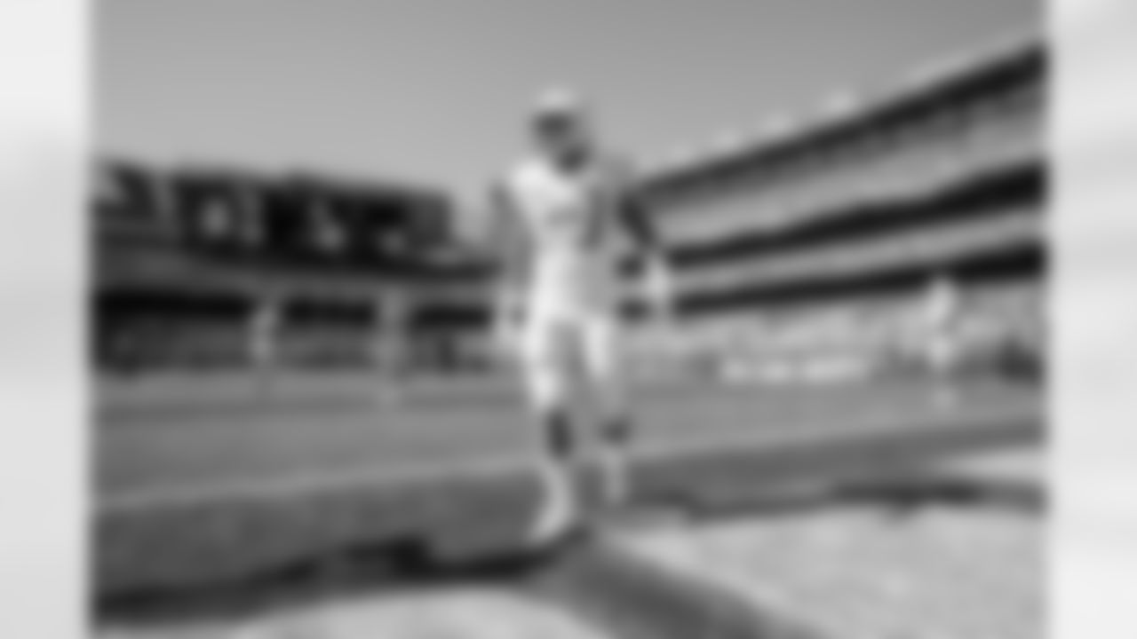 The Los Angeles Chargers prepare to play against the Cleveland Browns at FirstEnergy Stadium on October 9, 2022 in Los Angeles, California.