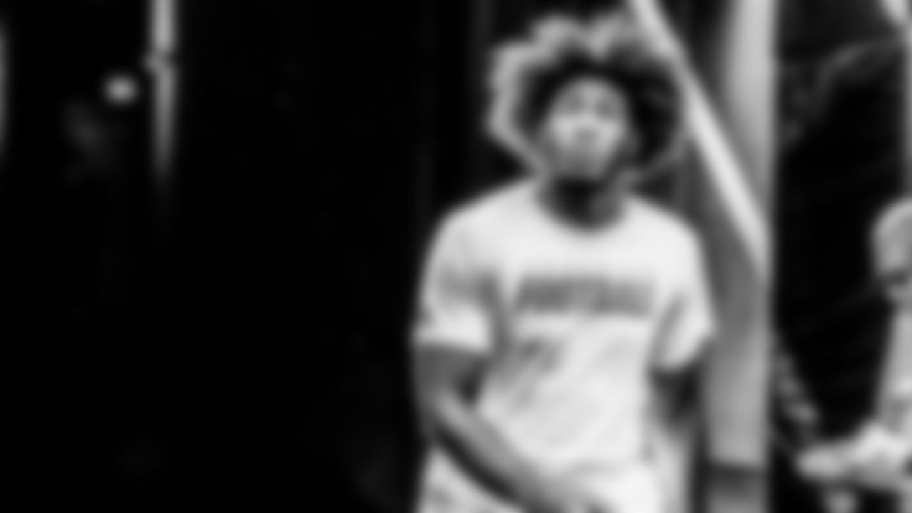 Take a look at the best black and white photos from when the Los Angeles Chargers defeated the Houston Texans by a score of 34-24 at NRG Stadium on October 2nd, 2022 in Houston, Texas.