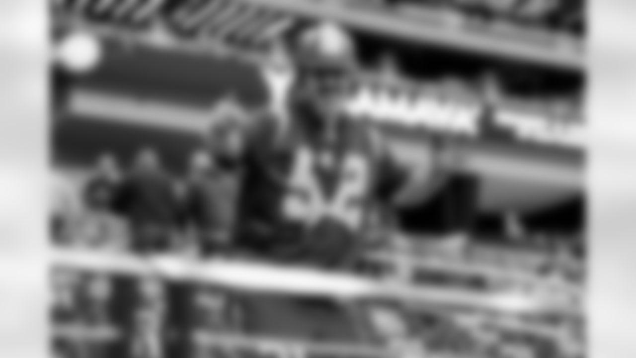 The Los Angeles Chargers prepare to play against the Las Vegas Raiders at Allegiant Stadium on December 4, 2022 in Las Vegas, Nevada.