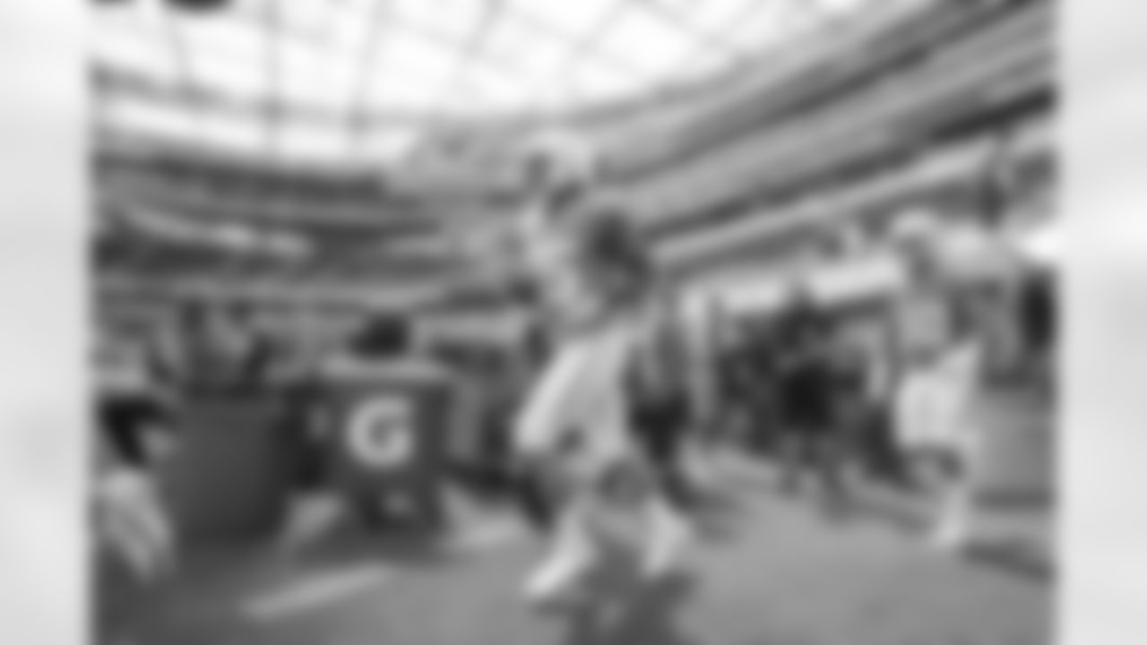 The Los Angeles Chargers prepare to play against the Jacksonville Jaguars at SoFi Stadium on September 25, 2022 in Inglewood, California.