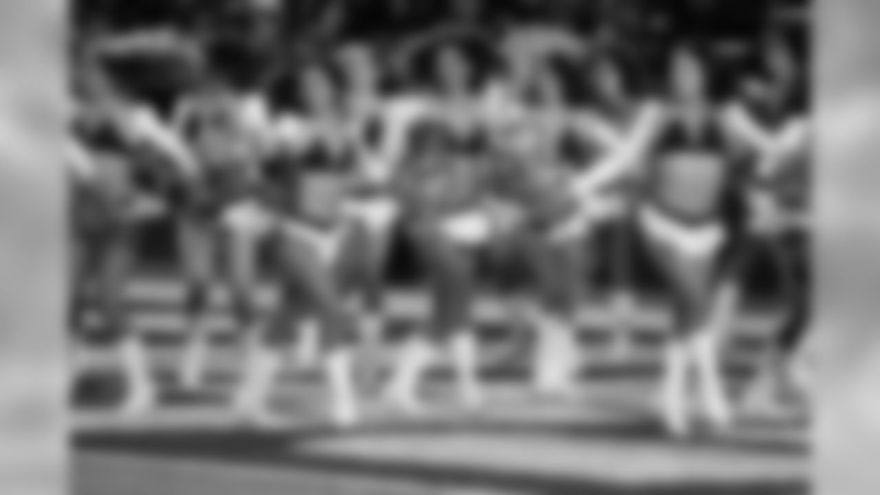 The Charger Girls perform during an NFL football game against the Baltimore Ravens on Saturday, Dec. 22, 2018, in Carson, Calif.
