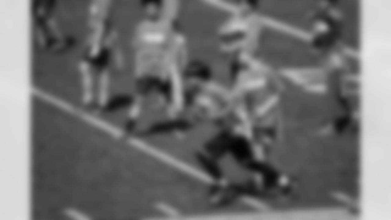 The Los Angeles Chargers partner with the San Diego Unified School District to host a flag football camp for middle schoolers on Saturday, April 8, 2023 at Madison High School in San Diego, CA.