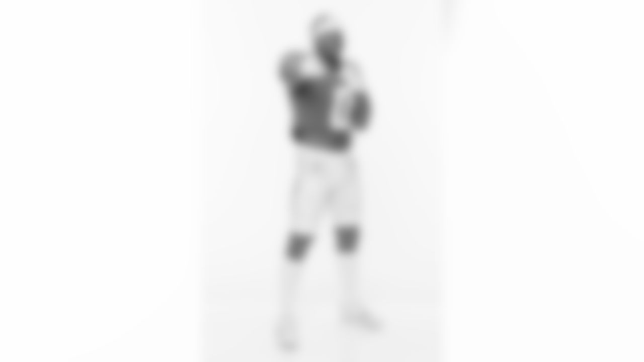 Los Angeles Chargers players pose for photos at the team's annual Media Day on Monday, June 12, 2023 at Hoag Performance Center in Costa Mesa, CA.